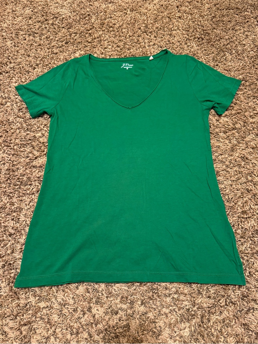 JCrew Green Short Sleeve Shirt